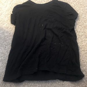 Women’s black t-shirt